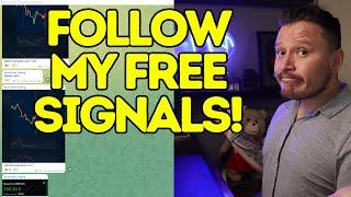 How To Follow My FREE Signals On Telegram!