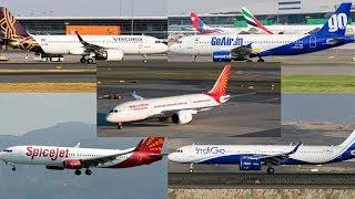 SPICEJET vs VISTARA vs AIRINDIA vs GOAIR vs INDIGO | Comparison