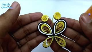 Quilling Butterfly Tutorial - Making - DIY Butterflies Designs using Quilling Paper