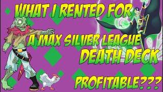 Splinterlands - What I Rented For a Max Silver League Death Deck (and was it Profitable?)