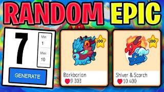 Prodigy RANDOM EPIC CHALLENGE!!! [RARE]