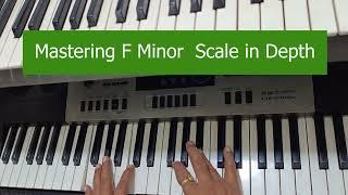 Mastering F Minor Scale | Piano Finger Position | Piano Tutorial | Fm Scale and Chords