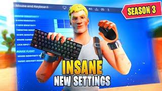 New Ultimate Keyboard & Mouse Settings, Sensitivity & DPI In Fortnite Season 3!