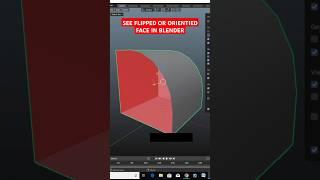 How to see flipped face or face orientation in blender #blendertutorialforbeginners