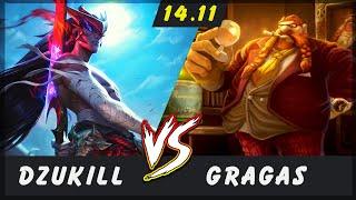 Dzukill - Yone vs Gragas TOP Patch 14.11 - Yone Gameplay