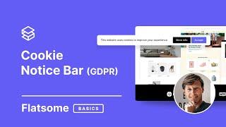 Cookie Notice Bar in Flatsome Theme Tutorial