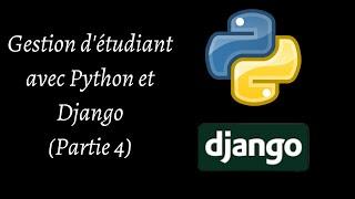 #4-Gestion d'étudiant avec Django: Connexion à la base de données et ajout des données.