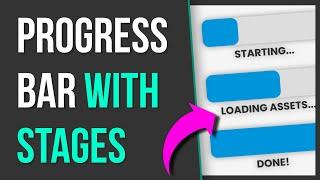 How to Create a Progress Bar WITH STAGES - HTML, CSS & JavaScript Tutorial