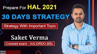 HAL Preparation Strategy | Without GATE | Important Topics for HAL |  #saketverma #HAL2021