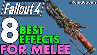 Top 8 Best Legendary Weapon and Armor Effects for Melee Weapons in Fallout 4 #PumaCounts