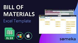 Bill Of Materials Excel Template | BOM Tree | Inventory Assembly