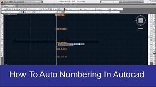 How to Auto text Numbering In Auto-cad  | tcount command