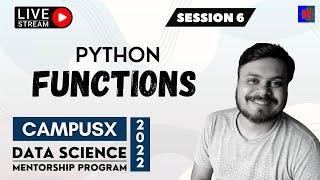 Session 6 - Functions in Python | Data Science Mentorship Program(DSMP) 2022-23