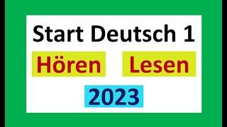 Start Deutsch A1 Hören, Lesen  Modelltest mit Lösung am Ende || Vid - 167