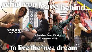 The cost of moving to New York City to pursue your dreams. An *honest* vlog.