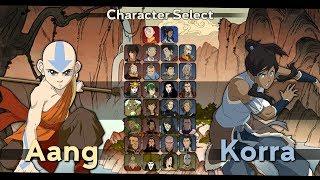 Avatar: The Last Airbender/Legend of Korra Fighting Game Mockup