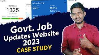 Sarkari Job Website Future in 2023 | Sarkari Jobs Website Analysis | Govt Job Website Case Study