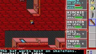 A Nightmare On Elm Street, PC DOS (1989) - Gameplay