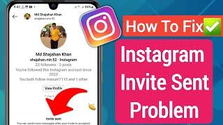 How To Fix Instagram Invite Sent Problem | Instagram Message Invite Send Problem