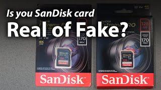 How to spot fake memory cards - SanDisk SD Card Extreme Pro Ultra Plus SDHC Memory Review 128GB 64GB