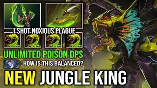 How to Mid & Jungle Venomancer in 7.37c with 1 Shot Noxious Plague Unlimited Ward Spam Dota 2