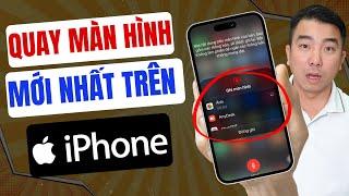 Mẹo Quay Màn Hình iPhone Dễ Dàng Không Cần Cài Phần Mềm