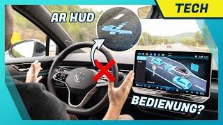 VW ID.7 im Test: Tacho wird zum HUD, Travel Assist & Bedienung während der Fahrt im Review!