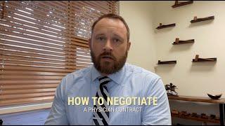 How to Negotiate a Physician Contract | Chelle Law