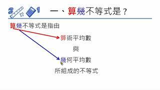 高中數學 算幾不等式A