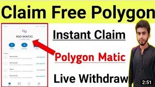 CLAIM FREE POLYGON MATIC TOKEN EGGS || HOW TO EARN FREE POLYGON MATIC ||