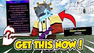 Type Soul *NEW* How To Get Free Mythicals,True Hogs,More Drops With This Sword! (CODES)