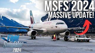 MASSIVE MSFS 2024 Update! ► Visuals + Performance IMPROVED! | 250 CHANGES + 2 NEW Airliners Released