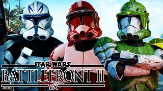 EVERY Clone Trooper Commander in Battlefront 2! - Star Wars: BFII Road to max Rank 15