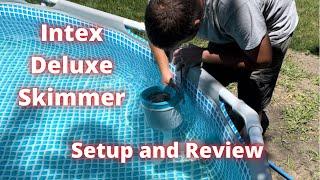 Intex Deluxe Wall Mount Surface Skimmer Setup and Review