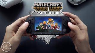 Trying out the new Minecraft Story Mode PSP port !