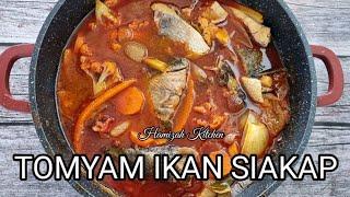 Resepi ikan siakap masak tomyam sedap mudah