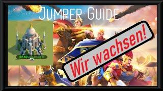 Rise of Kingdoms deutsch - Der Fortschritt auf dem Jump Account + Neues Königreich