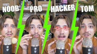 ASMR NOOB VS PRO VS HACKER VS TOMASMR