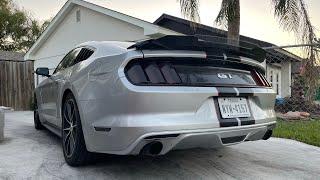 Installing a ZL1 Addons Wicker Bill Spoiler On A Mustang GT!