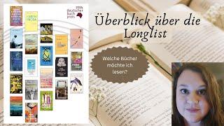 Kleiner Überblick über die Longlist des deutschen Buchpreis - Was möchte ich lesen und was nicht?