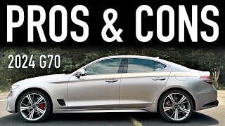 Pros & Cons of the 2024 Genesis G70 3.3T Sport Prestige AWD