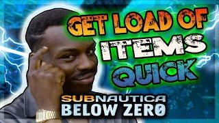 GET LOAD OF ITEMS QUICK - Subnautica Below Zero , gold ,  silver , lead subnautica tips and tricks