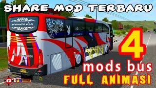 4 MODS BUS FULL ANIMASI TERBARU 2020 • mod bussid terbaru