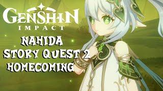 Genshin impact 3.6 - Nahida Story Quest 2 "Homecoming" Full Quest