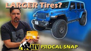 Calibrating New Tires with the AEV ProCal Snap