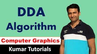 DDA Algorithm in Computer Graphics | Digital Differential Analyzer | Kumar Tutorials
