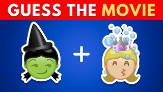 Guess the Movie by Emoji!  Movie Quiz | Wicked 2024, The Grinch, Sonic, The Little Mermaid