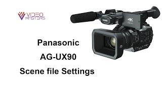 Panasonic UX90 Scene file Setting | Color Setting | Cinematic video settings | Video Masters