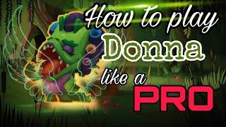 Zooba - How to play DONNA | Zooba Pro Character Guide and Tips | Donna Solo Gameplay