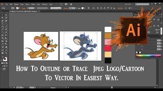 Adobe Illustrator CC Tutorial  |  How to image trace in illustrator in easiest way